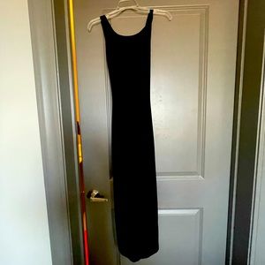 Classic black evening gown